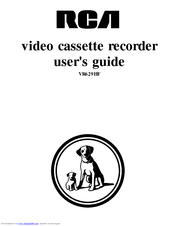 Rca VR629HF User Manual