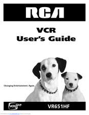 Rca VR651HF User Manual