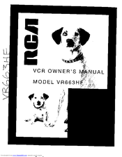 RCA VR663HF Owner's Manual