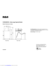 RCA YVXR1040VWW Specification Sheet