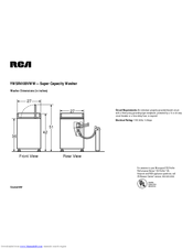Rca YWSR4100VAA Specification Sheet
