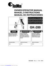 RedMax GK-280 Owner's/Operator's Manual