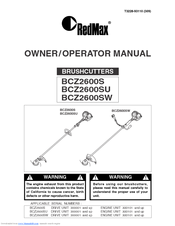 RedMax BCZ2600SW Owner's/Operator's Manual