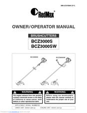 RedMax BCZ3000S Owner's/Operator's Manual