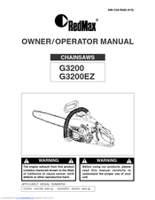 RedMax G3200 Owner's/Operator's Manual