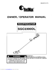 RedMax SGC2300DL Owner's/Operator's Manual