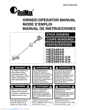 RedMax HEZ2401S-CA Owner's/Operator's Manual