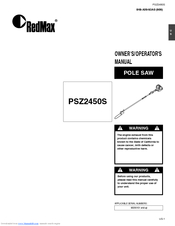 RedMax PSZ2450S Owner's/Operator's Manual