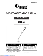 RedMax BT250 Owner's/Operator's Manual