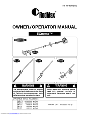 RedMax EXtreme EXZ2401S-BC Owner's/Operator's Manual