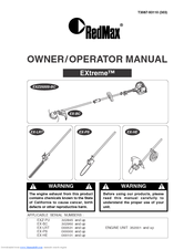 RedMax EXTREME EXZ2500S-BC Owner's/Operator's Manual