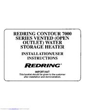 Redring 7000 series Installation & User's Instructions