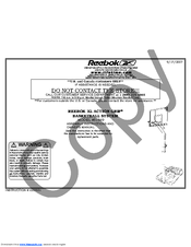 Reebok 51549 Assembly Instructions And Owner's Manual