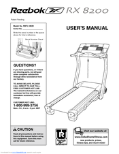 Reebok RX 8200 treadmill RBTL18920 User Manual