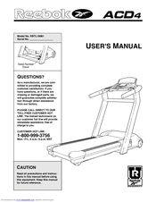 Reebok ACD 4 RBTL19981 User Manual