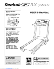 Reebok RX 7200 User Manual