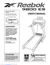 Reebok 9800 Es Treadmill User Manual