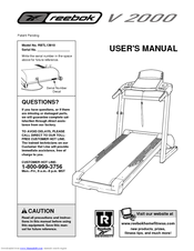 Reebok V 2000 RBTL13910 User Manual