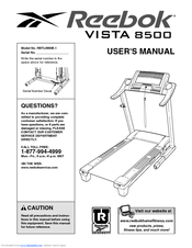 Reebok VISTA 8500 RBTL09906.1 User Manual