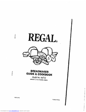 Regal K6732 Manual & Cookbook