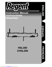 Regent CHSL300 Instruction Manual
