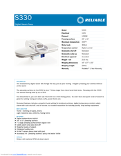 Reliable Empressa S330 Specification Sheet