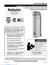 Reliance HE 50 76N Instruction Manual