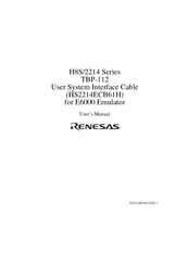 Renesas TBP-112 User Manual