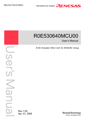 Renesas R0E530640MCU00 User Manual
