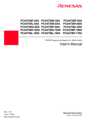 Renesas PCA4738G-80A User Manual