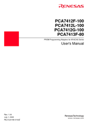 Renesas PCA7412F-100 User Manual