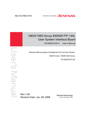 Renesas H8SX/1663 E6000H FP-144L User Manual