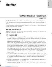 Resmed CPAP User Manual