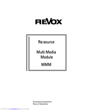 Revox Re:source MMM Manual