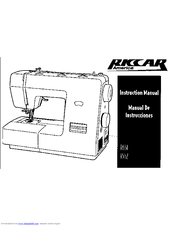 Riccar R552 Instruction Manual
