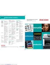Ricoh Aficio GX3000SF Specification Sheet