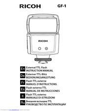 Ricoh GF-1 Instruction Manual