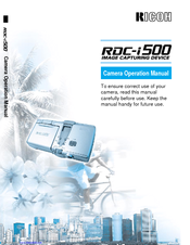 Ricoh RDC-i500 Operation Manual