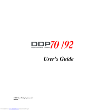 Ricoh DDP70 User Manual