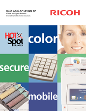 Ricoh 403079 - Aficio SP C410DN-KP Color Laser Printer Specifications