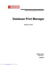 Ricoh Database Print Manager Reference Manual
