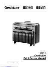 Ricoh SAVIN A741 Manual