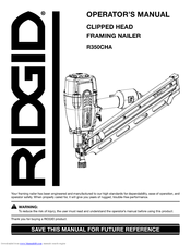 Ridgid R350CHA Manuals | ManualsLib