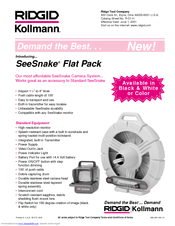 RIDGID Camera System SeeSnake Specifications