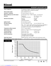 Rinnai RC80HPI Manuals | ManualsLib