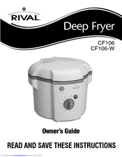 Rival CF106-W Owner's Manual