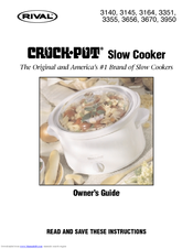 Rival Crock-Pot 3140 Owner's Manual