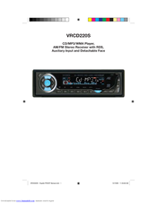 VR3 VRCD220S Product Manual