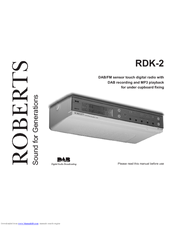 Roberts RDK-2 User Manual