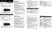Rocketfish RF-MBT30 Quick Start Manual